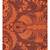 Orange & Rust Paisley Viscose Jacquard Shawl (70x210 cm)