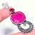 Ruby, Garnet Gemstone  Silver Jewelry Pendant 2.44 inches