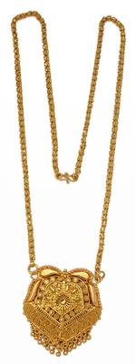 Gold necklaces 24" - bridal jewellery 1