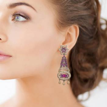 Pink Victoria Royal Danglers Drops 1