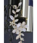 Foral Rhinestone Right Ear Clip Stud Ear Cuff