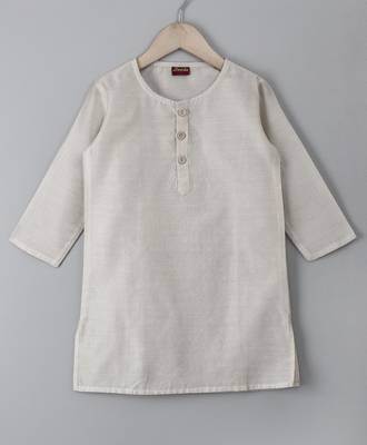 White Stylish Boys Kurta Pyjama set 2