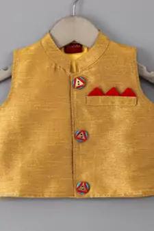 White Stylish Boys Kurta Pyjama set