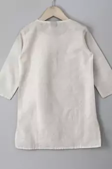 White Stylish Boys Kurta Pyjama set