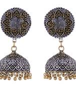Black Oxidised Smart Look Jhumki