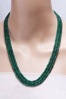 Green Multi Layer Onyx Necklaces 1