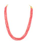 Pink Multi Layer Onyx Necklaces