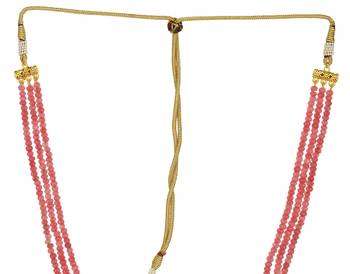 Pink Multi Layer Onyx Necklaces 2