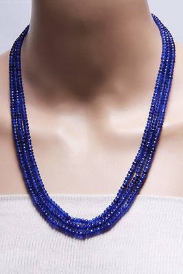 Blue Multilayer Onyx Necklaces 1