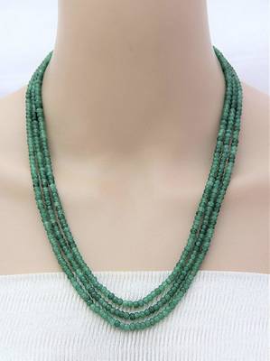 Green Multilayer  Onyx Necklaces 1