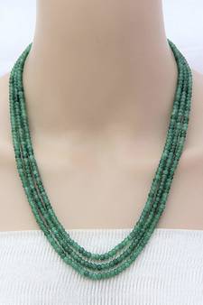 Green Multilayer  Onyx Necklaces