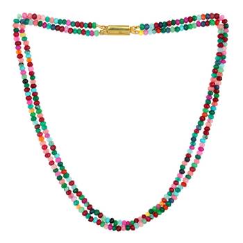 Multicolor 2 Layered  Onyx Necklaces 1