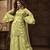 Green Embroidered Silk Salwar With Dupatta