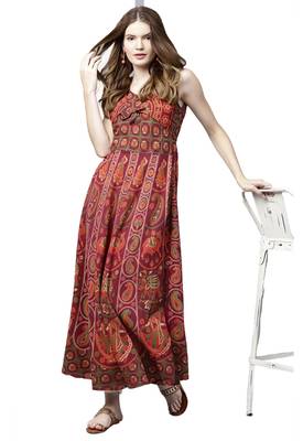 Red printed cotton kurtas-and-kurtis 2