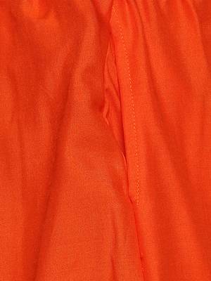 Ishin Rayon Orange Solid Flared Women's Palazzos 5