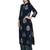 Blue printed rayon palazzo kurta