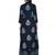 Blue printed rayon palazzo kurta