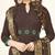 Brown banarasi cotton salwar