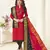 Red Banarasi Cotton Salwar