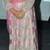 Jacqueline Fernandes Floral Design Bollywood Replica Pink & White Lehenga Saree