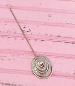 Silver Diamond Maang-Tikka