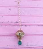 Silver Onyx Maang-Tikka