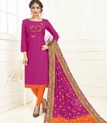 Pink banarasi cotton salwar
