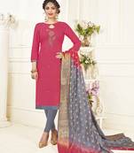 Pink banarasi cotton salwar