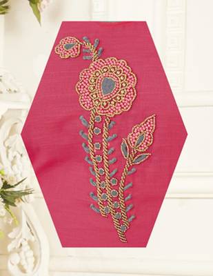 Pink banarasi cotton salwar 3