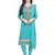 Turquoise Embroidered Chanderi Salwar
