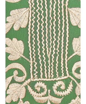 Green Embroidered Traditional Islamic Arabian Chiffon Kaftan Gown Caftan 3