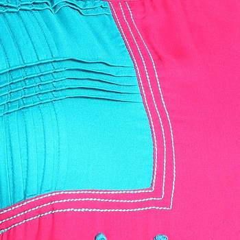 Pink plain rayon kurti 5