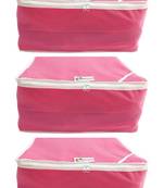 Shree Shyam Products Non Woven 9 Inch Non Transparent Box Saree Cover, 3 Pcs Set