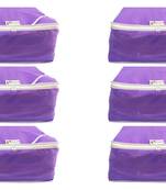 Shree Shyam Products Non Woven 9 Inch Non Transparent Box Saree Cover, 6 Pcs Set