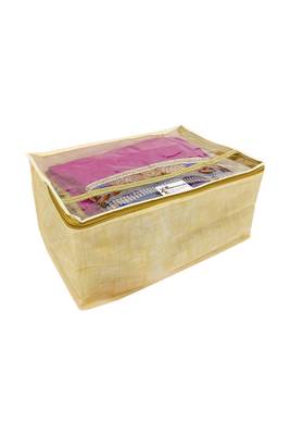 Shree Shyam Products Non Woven Linen Print Box Saree Cover, 6 Pcs Set 3