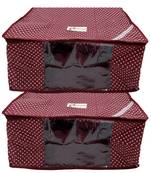 Shree Shyam Products Quilted Cotton Dot Printed 8 Inch, 2 Pcs Set