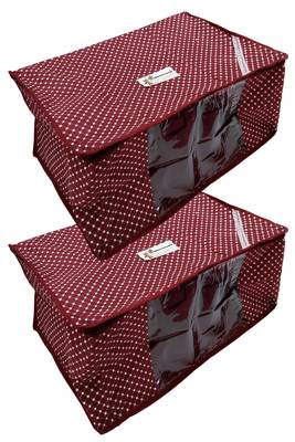 Shree Shyam Products Quilted Cotton Dot Printed 8 Inch, 2 Pcs Set 2