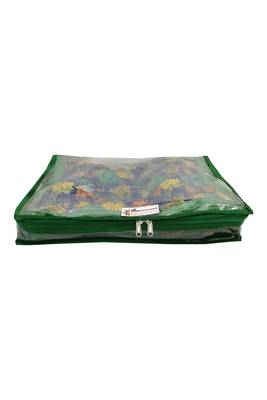 Shree Shyam Products Transparent With Bhagalpur Fabric 2 Inch Saree Cover, 4 Pcs Set 2