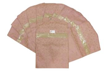 Shree Shyam Products Printed Non Woven Hanging Single Saree Cover, 12 Pcs Set 1