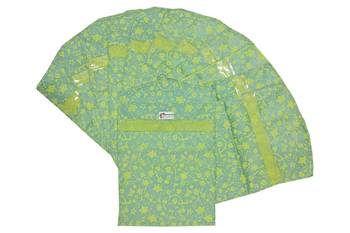 Shree Shyam Products Printed Non Woven Hanging Single Saree Cover, 12 Pcs Set 1
