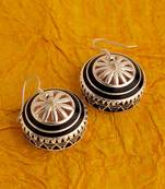Bidri Ethnic Jhumka Earrings