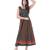RUDRA Jaipuri Stylist  Cotton Printed Women's Maxi Long Dress (Free Size Upto 44-XXL)