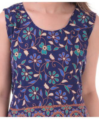 Jaipuri Stylist  Cotton Printed Women's Maxi Long Dress 4