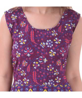Jaipuri Stylist  Cotton Printed Women's Maxi Long Dress  4