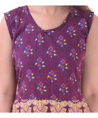 Jaipuri Stylist  Cotton Printed Women's Maxi Long Dress 4