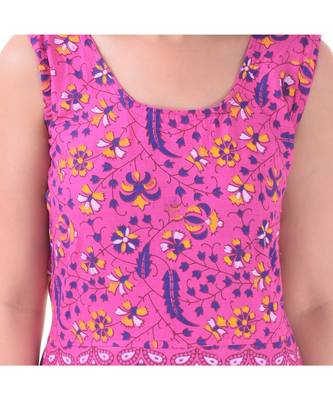 Jaipuri Stylist  Cotton Printed Women's Maxi Long Dress 4
