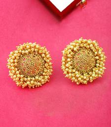 Stud Earrings Indian Online Best Prices Pearls Bunch Stud Style Earrings