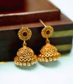 Southern Trance Floral Jhumka Earrings