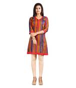 Multicolor printed rayon kurti