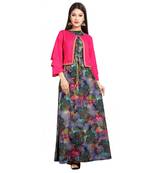 Multicolor printed rayon kurti